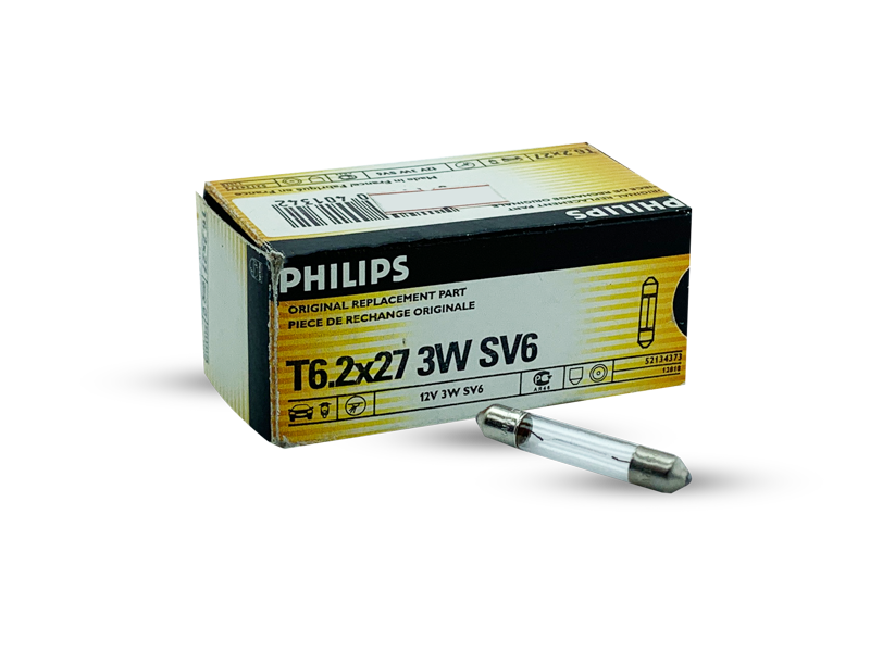 PHILIPS PL 12848 12V 3W  - Szofita mini T6,2x27